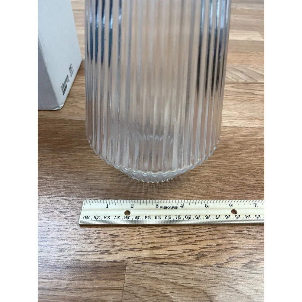 Ikea Solvinden‎ Outdoor Glass Lantern Light Programmable White/Clear NEW